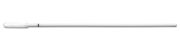 HydraFlock 6" Sterile Straight Flock Swab w/Extruded Polystyrene Handle, 30mm Breakpoint